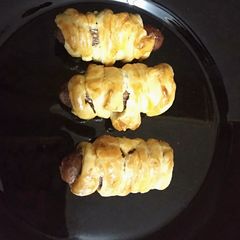 Sausage wraps A picture of Sausage wraps.