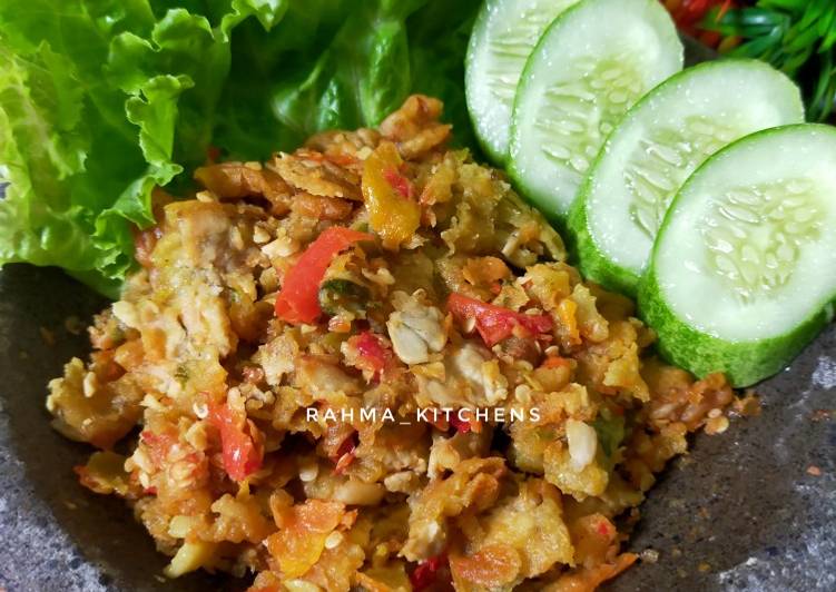 Mendoan Geprek Sambel Bawang