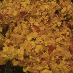 A picture of Sukha paneer.