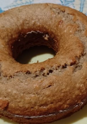 Una foto de Bizcochuelo de avena y banana