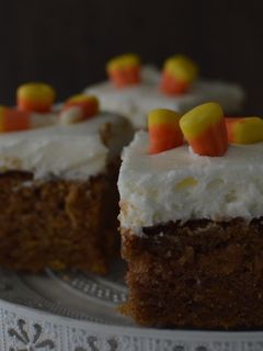 Una foto de Cake de calabaza con crema de queso