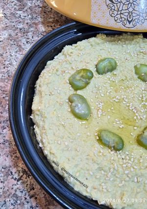 Une photo de Houmous aux fèves fraîches