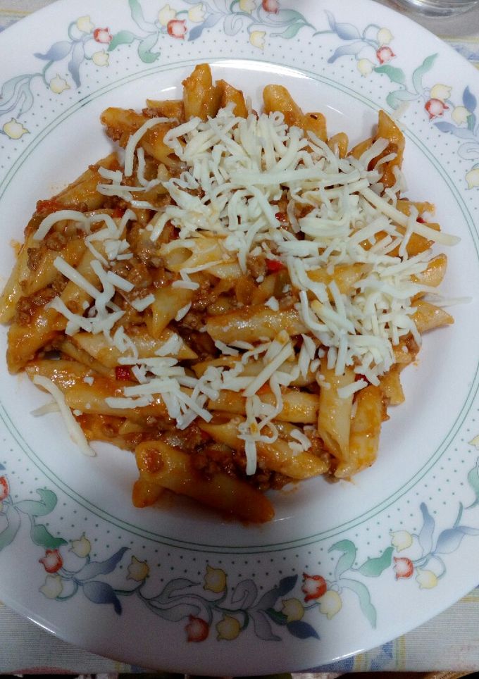 Una foto de Macarrones de la abuela