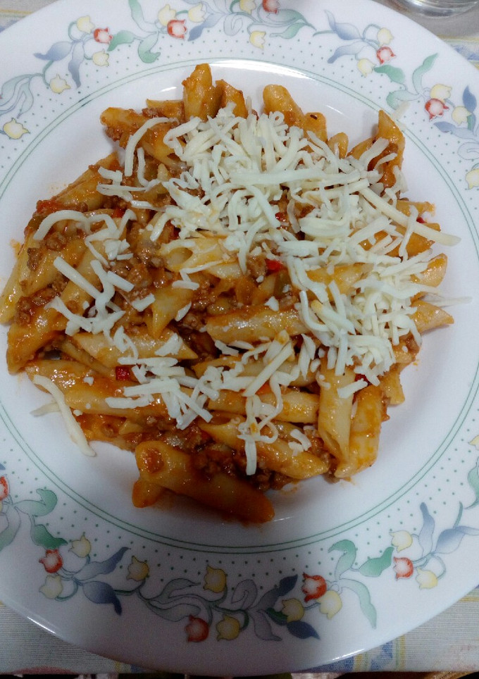 Una foto de Macarrones de la abuela