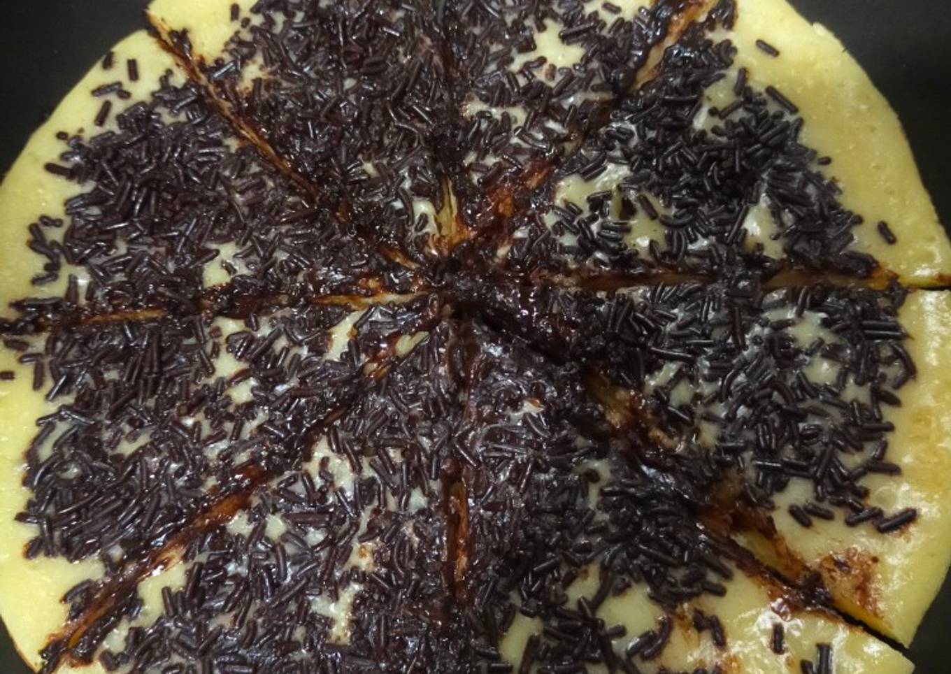 Kue cubit versi jumbo dengan teflon (Takaran Sendok)