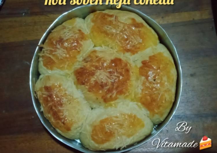 Resep: Roti sobek toping keju isi coklat Ekonomis