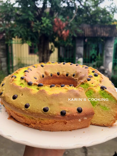 Foto resep Bolu Marmer Pandan