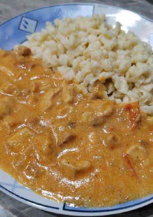 Bakonyi csirkemell recept fotója