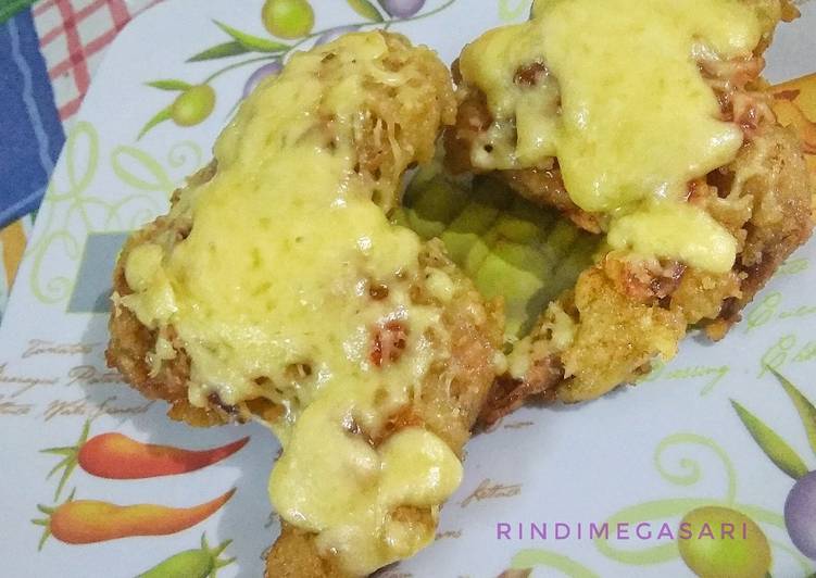 Resep 16. Ayam geprek mozzarella anti pedas #bikinramadanberkesan, Enak Banget
