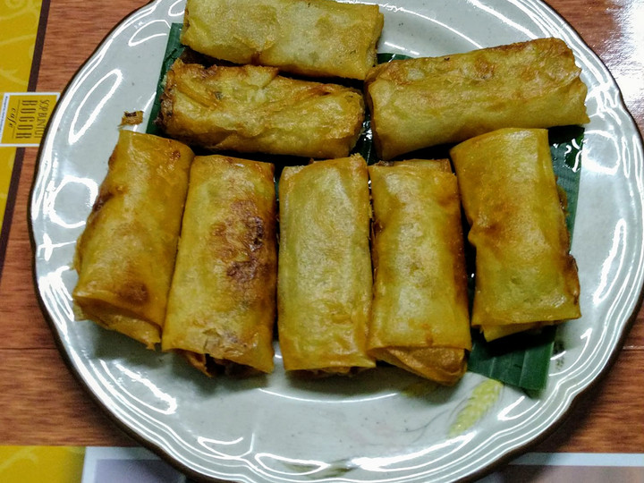 Cara Gampang Menyiapkan Lumpia udang rebung Istimewa