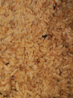 A picture of Orange jollof rice.