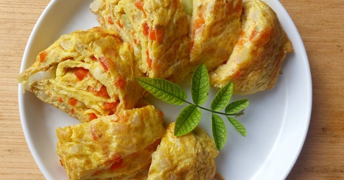 Resep Telur Dadar Sayuran Rasanya Maknyus