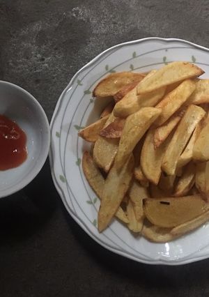 Hình của món Khoai lang chiên giòn.