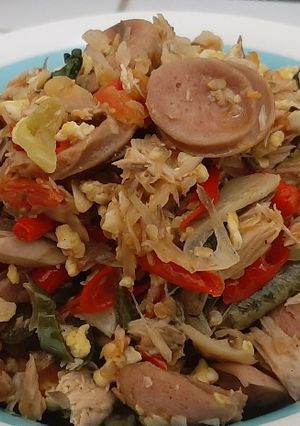 Foto resep Tumis Tongkol Telur Sosis