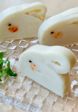 Hình của món Chả cá nhà thỏ cho bé.