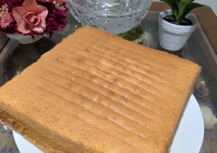 Cara Gampang Menyiapkan Sponge Cake Mango Orange Anti Gagal