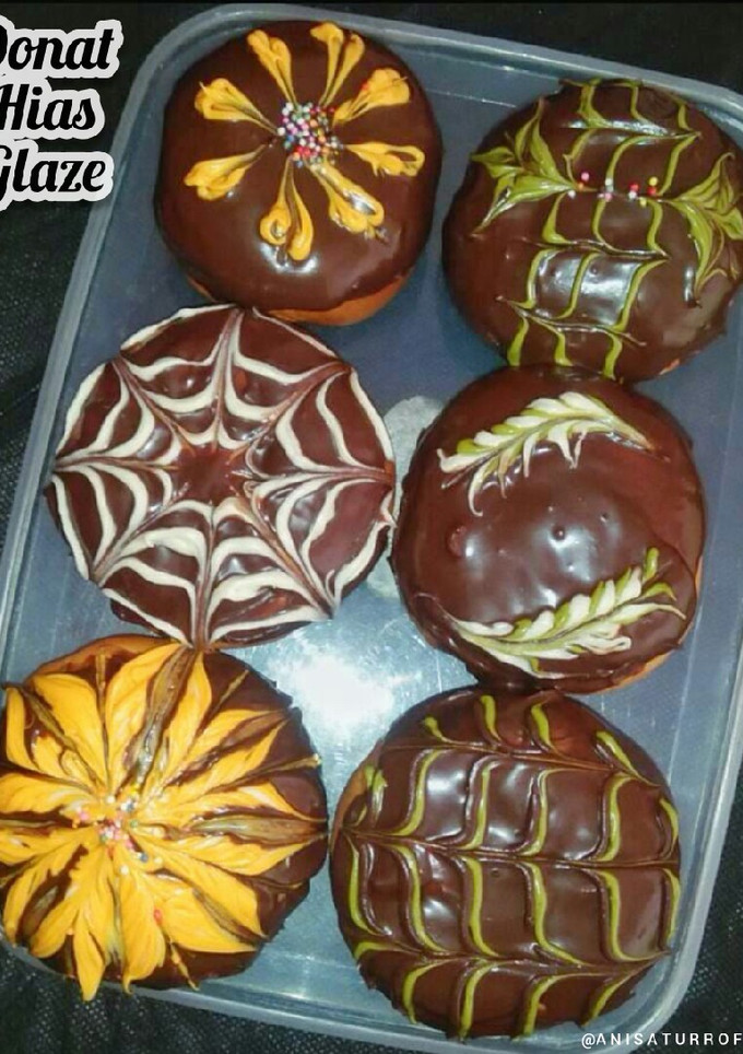 Foto resep Tepung~Donat Hias Glaze