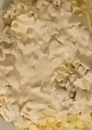 Une photo de Tagliatelle de dinde à la crème