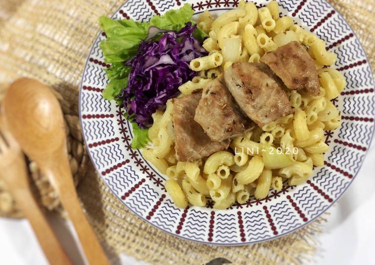 Langkah Mudah untuk Membuat Aglio Olio Macaroni Tuna - Pasta Tuna Simple, Lezat