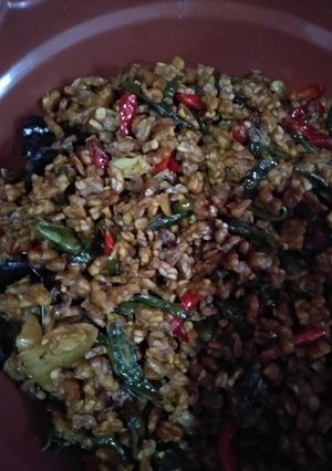 Foto resep Kering tempe lombok ijo
