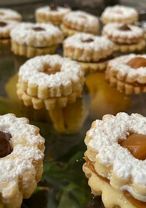 Une photo de Sablés chocolat caramel beurre salé