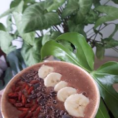 Cacao smoothie bowl A picture of Cacao smoothie bowl.