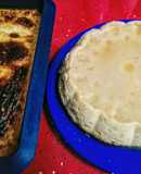 Pudin de queso con nueces y licor de café bañado en miel