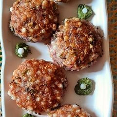 Purple Yam Sago Vada A picture of Purple Yam Sago Vada.