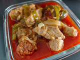 Guiso de cerdo con chorizo