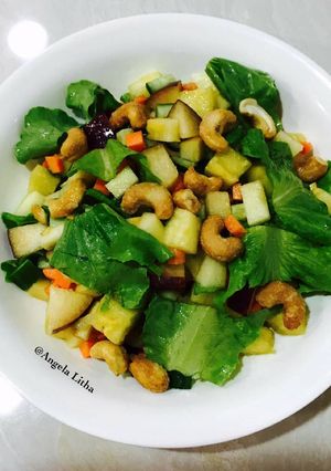 Foto resep Salad sayur dan buah,sarapan sehat