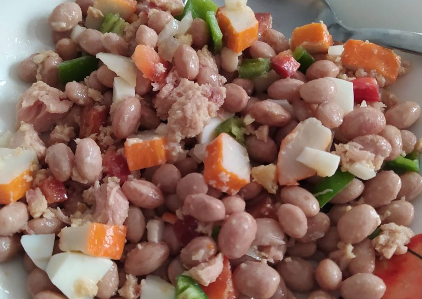 Ensalada de alubias pintas