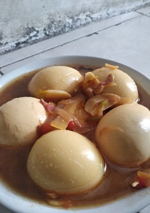 Foto resep Telur kuah kecap