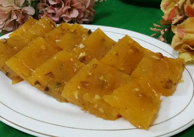 Simple Way to Prepare Ultimate Microwave Karachi Halwa/Bombay Halwa..#microwave cooking