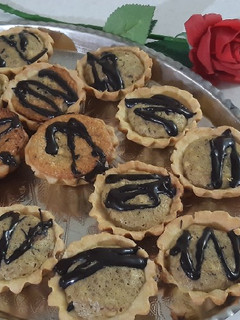 عکسی از دستور تارت گردویی فاطمه پز 🥧