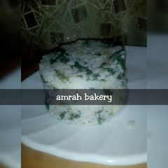 A picture of Spinach rice.