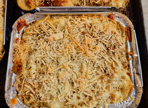 Una foto de LASAGNA De Pollo🍗con Bechamel-Carbonara🥓...!