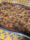 Light Rhubarb and Almond Cake