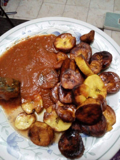 A picture of Dodo with stew.