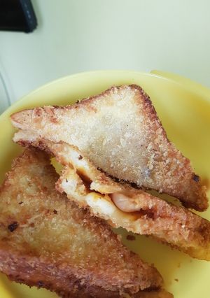 Foto resep Roti goreng isi sosis