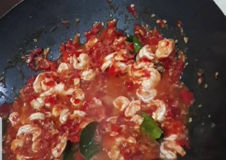 Resep Udang Saus Padang, Bisa Manjain Lidah