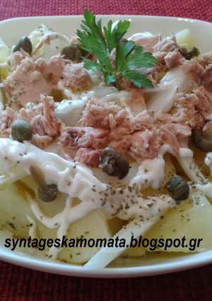 Φωτογραφία της συνταγής Πατατοσαλάτα με τόνο