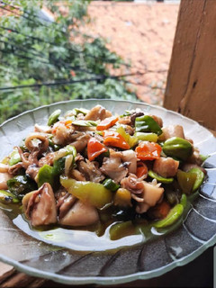 Foto resep Tumis Cumi Asin Pete