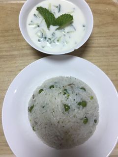 صورة لوصفة رز مصري مع بازيلا 🍚😋