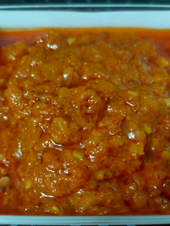 A picture of African peri peri sauce / Kambuzi chilli chutney.