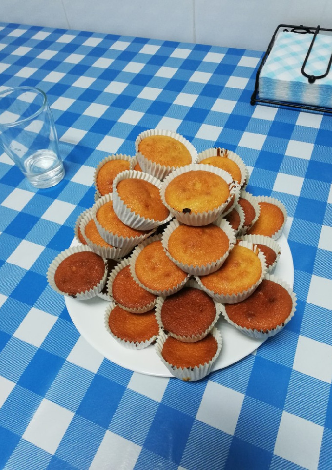 Una foto de Magdalenas de limón