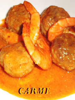 Una foto de Albóndigas con langostinos sin gluten