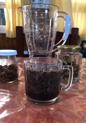 Una foto de Licuado morado