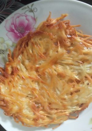 Hình của món Bánh khoai rán.