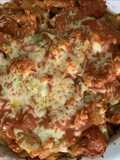 Pastel de Fideos con Salsa Roja