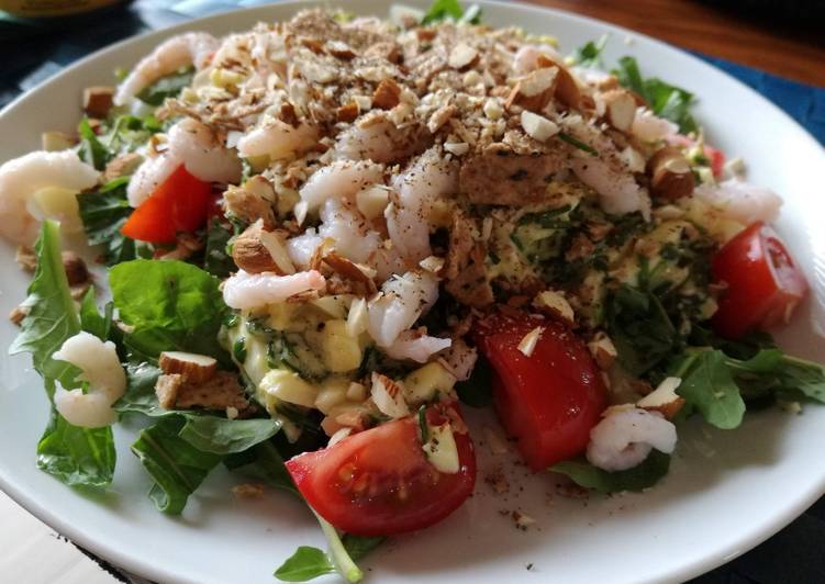 Recipe: Tasty Salat m/hvide asparges og rejer